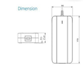 Modiary Replacement Charger 42V 4A for TranzX BL03, BL07 - 5XLR